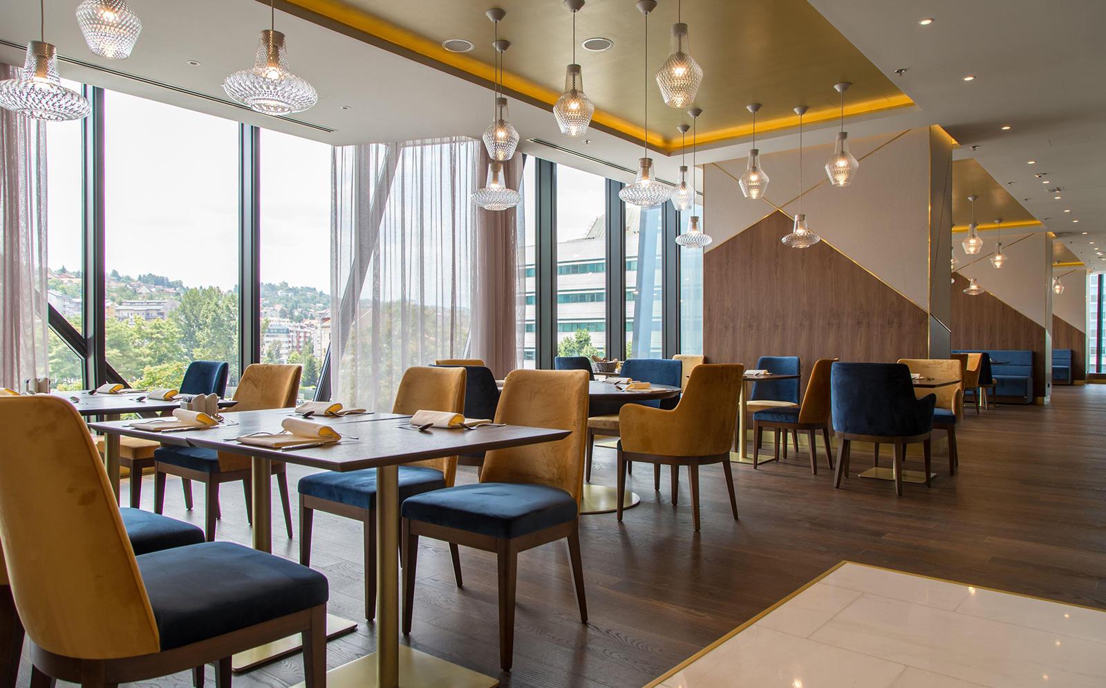 Swissotel Sarajevo Ngoại thất bức ảnh The restaurant